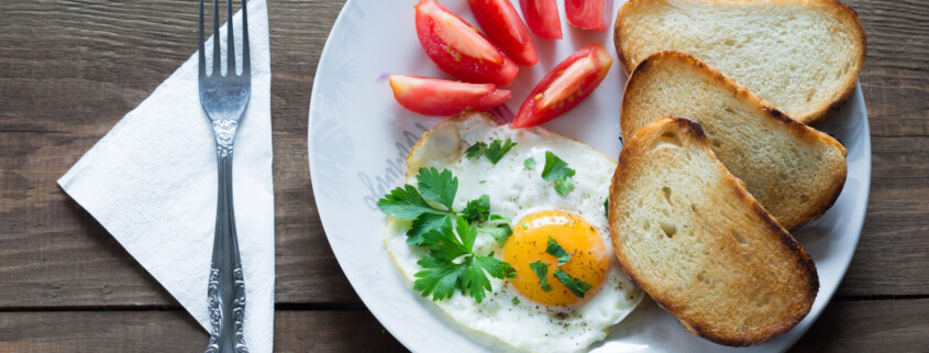 breakfast with eggs