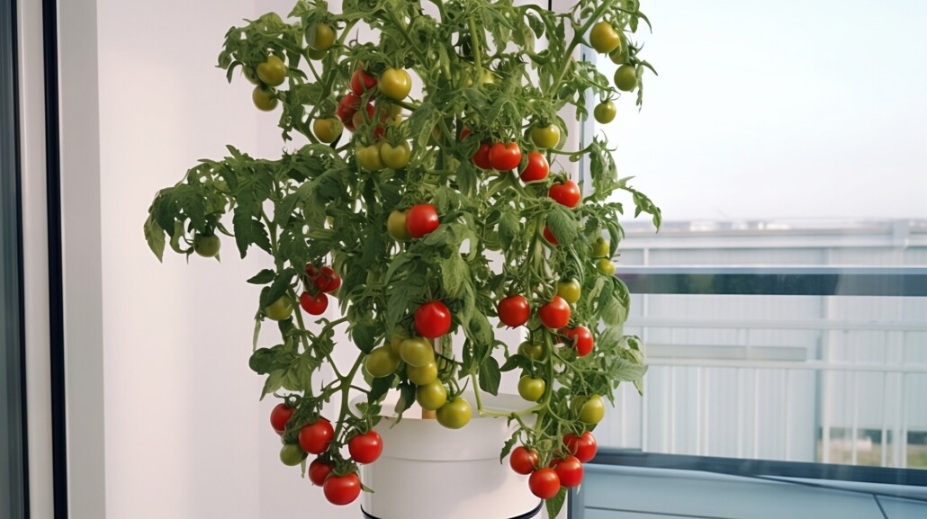 hydroponisch angebaute tomaten