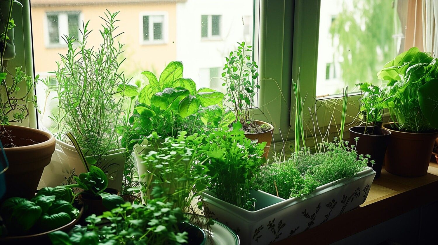 Kräuter im Haus anbauen Dein Indoor Garten auf der Fensterbank