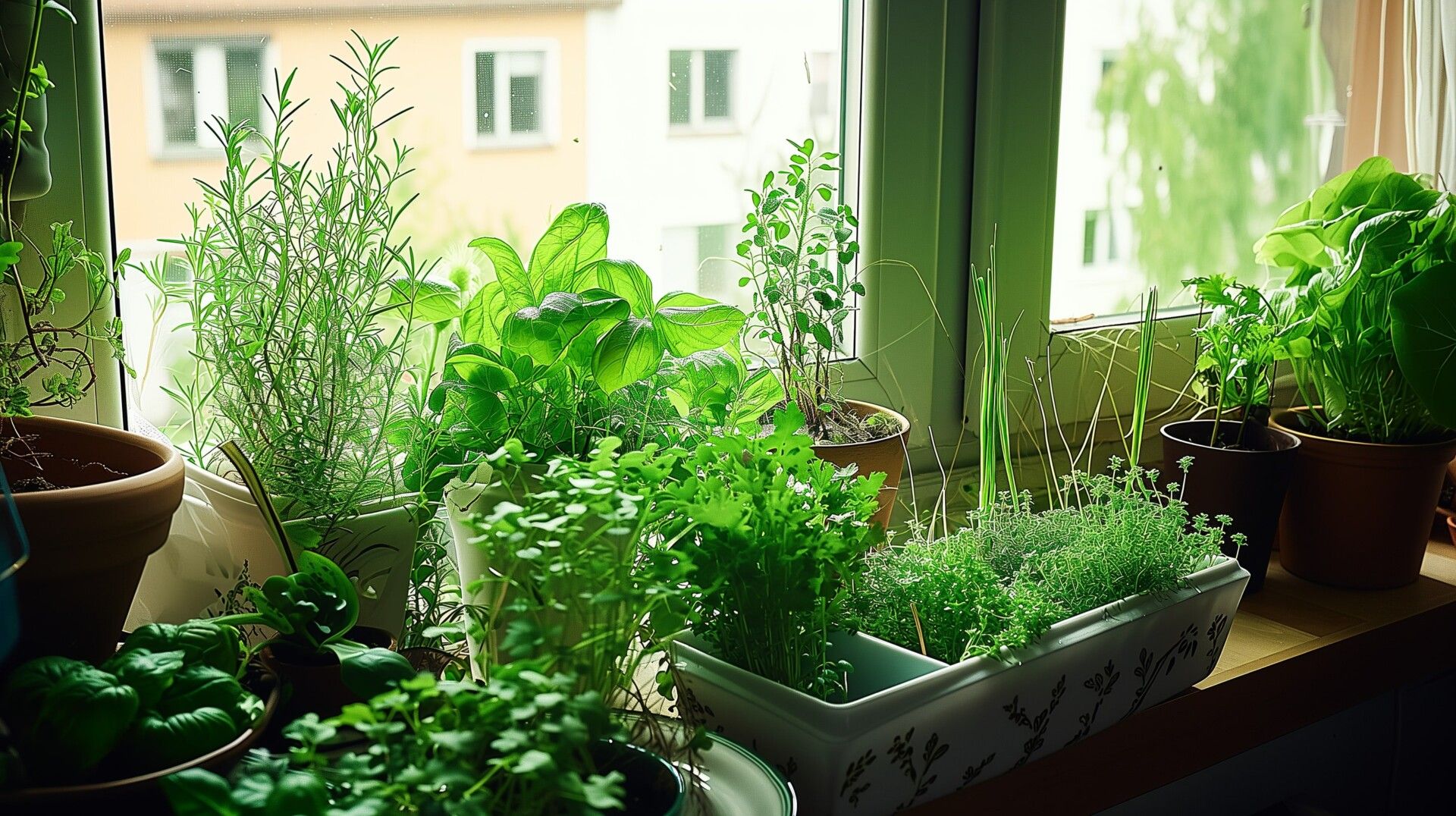 Kräuter im Haus anbauen Dein Indoor Garten auf der Fensterbank