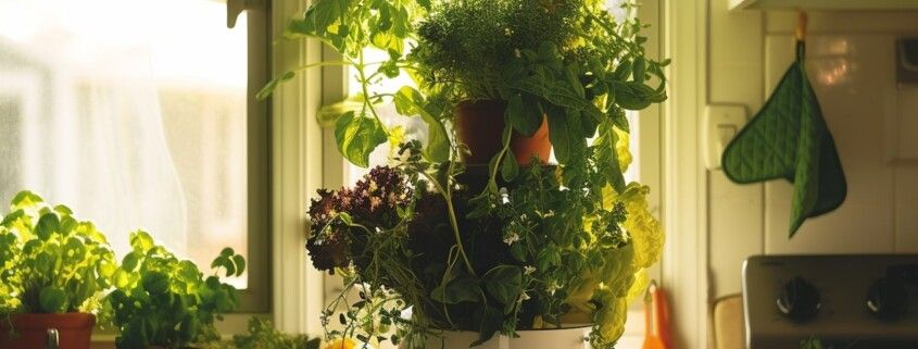 Tower Garden in the Kitchen